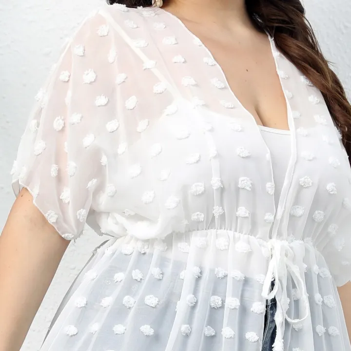 2022%20New%20Women%20Plus%20size%20Beach%20Dress%20Cover%20Up%20Large%20big%20Black%20White%20Swimsuit%20Bikini%20Beachwear%20Bathing%20Cover%20Ups%20For%20Female%20-%20Image%206