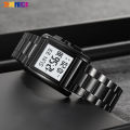 SKMEI Fashion Back Light Display Digital Countdown Sport Watches Mens Luxury Full Steel Waterproof Chrono Wristwatch Alarm Clock 2228. 
