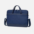 Golden Wolf 6305 Emboss Oxford 15.6 inch Laptop Bag - Blue. 