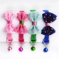 Cat Collar, Pet Collar, Pet Supplies Ornament Bow Nylon Bell Collar For Cats, Cat Accessories.
