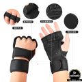 Premium Workout Gloves with Wrist Support for Gym Workouts, Pull Ups Gym & Fitness Gloves - Gym Gloves. 