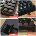 61-key blue switch true mechanical mini keyboard wired TYPE-C split hot-swappable mixed-light gaming keyboard.