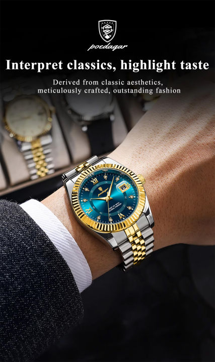 POEDAGAR%20910%20Luxury%20Quartz%20Stainless%20Steel%20Men's%20Watches%20Sport%20Wrist%20Watch%20For%20Man%20Waterproof%20Luminous%20Date%20Men%20Watch%20Male%20Reloj%20-%20Image%203