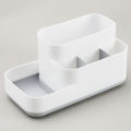 Plastic desktop storage box, cosmetics arrangement, storage box, creative compartment household items, space-saving K204. 