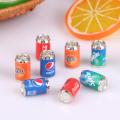 4Pcs Miniature  Drink Dollhouse Food Toys Dollhouse Beverage Shop Scene Toy. 