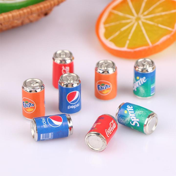 4Pcs Miniature  Drink Dollhouse Food Toys Dollhouse Beverage Shop Scene Toy