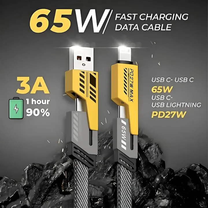 CASIFY%20CU05%2065W%204%20in%201%2065W%20Fast%20Charging%20Cable%20USB%20To%20Type%20C%20PD%20Cable%20Fast%20Charger%20Mobile%20Phone%20Cable%2065W%20Fast%20Charging%20Cable%20Type%20C%20to%20C%20Usb%20To%20C%20To%20iPhone%20Cable%20By%20Pucko%20Gadgets%20-%20Image%202