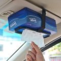 Black Car Sun Visor Tissue Paper Box Holder Automobile Car Organizer Auto Storage Accessories Seat Back Clip Bracket for Paper.
