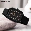 Sanda Women's Elegant Casual Business Square Diamond Quartz Watch SD1134-2.