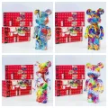 New Creative Wireless Speaker Bluetooth 5.2 Portable HIFI Bass Speakers Plating Gradient Color Cartoon Bear Table Desk Ornament. 