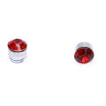 24Pcs/Set Magnetic Non-Piercing Clip Round Rhinestone Stud Earrings Jewelry Nicle.