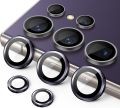 For Samsung Galaxy S24 Ultra 5G 5PCS Camera Lens Protector Rings Aluminium+Tempered Glass Scratch Resistant. 