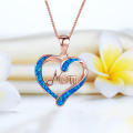 Mom from Daughter Son, I Love You Mom Necklace Heart Pendant Jewelry with Box Birthday Mothers Day Gifts for Women Mothers Necklace Gifts for.