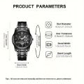 Low-price Buy Watches Male Hollow-out Design Calendar Waterproof Luminous Watches High-end Fashion Watches. 