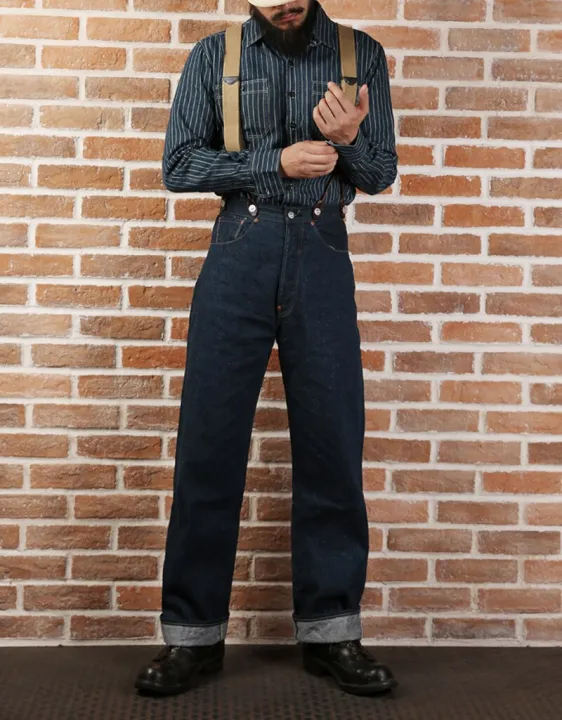 Non%20Stock%20Wabash%20Dot%20Striped%20Shirt%20Vintage%20Style%20Button%20Down%20Workshirt%20For%20Men%20-%20Image%205