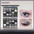 Honoria Honoeie Dark Gothic Eye Shadow Palette Pearlescent Matte Fine Sparkle Strobes Punk Profound Three-dimensional Eye Shadow Makeup Cosmetic.
