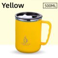 Carry Mug Thermos Coffee Cup with Straw Stainless Steel Thermos with Cup Lid Thermal Bottle for 500ml Coffee Mugs Thermal Cup. 