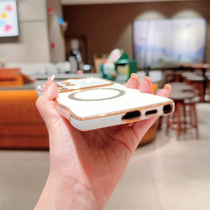 HOCE%20Luxury%20Wavy%20Pattern%20Cute%20Love%20Heart%20Magsafe%20Case%20For%20Samsung%20S24%20S23%20S22%20Ultra%20Plus%20S23%20FE%20Cases%20Plating%20Magnetic%20Shockproof%20Soft%20Phone%20Cover%20-%20Image%205