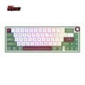 RK Royal Kludge R65 Wired Gaming Keyboard Gasket Hot Swapple Mechanical Keyboard PBT Keycaps RGB Custom Keyboard with Volume Knob for PC.
