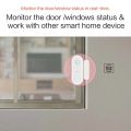 WiFi Window Door Sensor Tuya Smart Home Alarm System Kit Low Power Consumption Work With Alexa Google Home APP Smart Life.