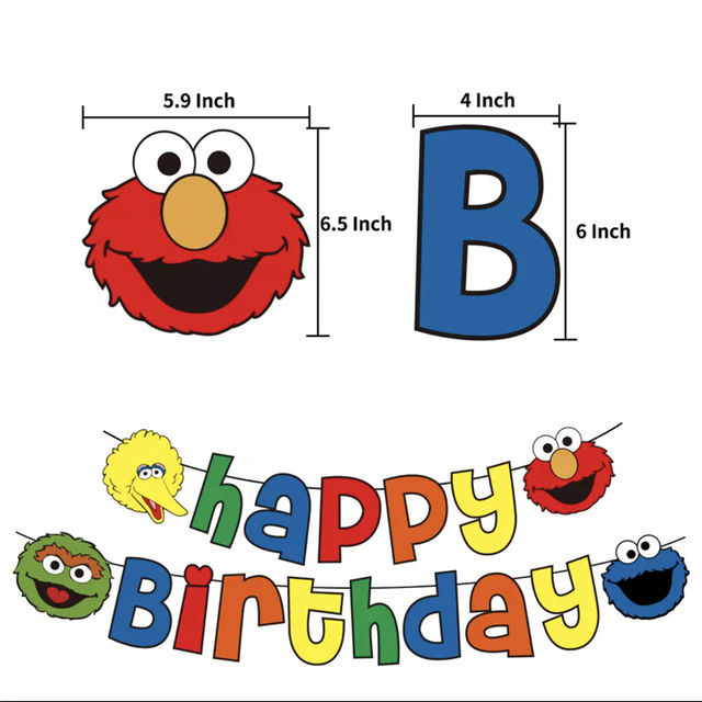 Omilut%20Sesame%20Street%20Party%20Decor%20Sesame%20Street%20Elmo%20Birthday%20Party%20Disposable%20Tableware%20Set%20Baby%20Shower%201th%20Birthday%20Party%20Suppl%20-%20Image%206
