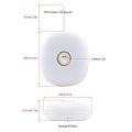 Powerful Wake Up Alarm Clock Snooze Strong Wake Artifact 2 Vibrating Modes Multifunctional for Hearing-impaired Deaf. 