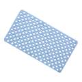 Non-slip Bathroom Shower Bath Mat Suction Cup Bathtub Mat 30x17inch White. 