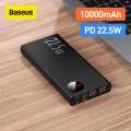 Baseus 10000 mAh Adaman Metal 22.5W Power Bank - Black. 