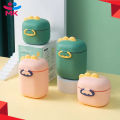 Portable Baby Formula Dispenser Feeding Milk Powder Container 400/800ML Cartoon Dinosaur Shape Travel Food Storage Milk Powder Boxes with Spoon.