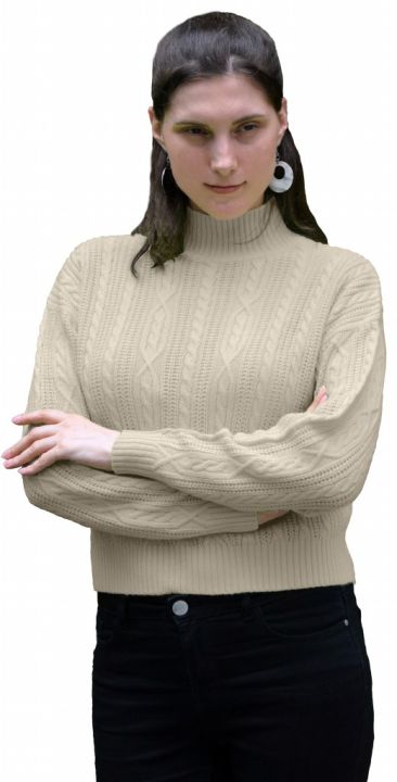 Pantoneclo%20Premium%20Women's%20Cable%20Design%20High%20Neck%20Sweater%20/%20Cardigan%20/%20Pullover%20-%20Image%208