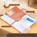 Plastic Material Folder Portable Transparent Waterproof File Organizer Reusable A4 Size Storage Bag for Office Use Student. 