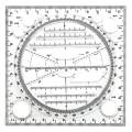 Multifunctional Circle Drawing Template, Geometric Drawing Tool, Measuring Ruler, Rotatable Angle.