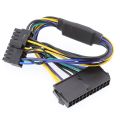 2X PSU ATX 24Pin to 18Pin Adapter Converter Power Cable Cord for Z420 Z620 Desktop Workstation Motherboard 18AWG 30CM.