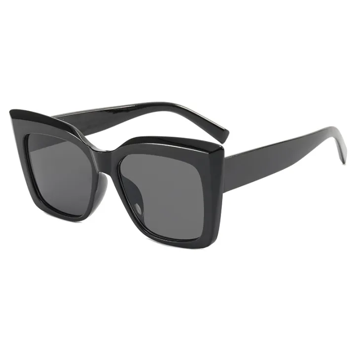 Oulaiou%205284%20Leopard%20Print%20Butterfly%20Large%20Frame%20Sunglasses%20Women's%20Plain%20Glasses%20Men's%20Fashionable%20Catwalk%20European%20and%20American%20Cross-Border%20Sunglasses%20-%20Image%203
