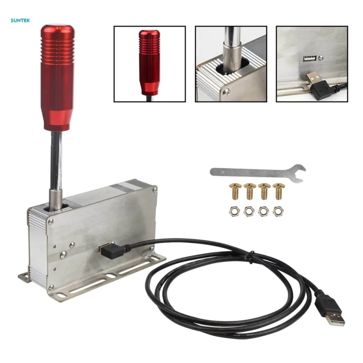 USB%20Sequential%20Shifter%20Gear%20Shifter%20Plug%20and%20Play%20Game%20Accessories%20Handbrake%20-%20Image%202