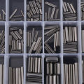 Practical Product 280Pcs Stainless Steel Slotted Spring Pin Kit,Split Spring with Box.
