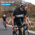 PARAMITA Real Bone Conduction Bluetooth Headphone Wireless Earphone IPX6 Waterproof Headset with Mic for Workouts Driving Sports.