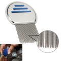 Hair Lice Comb Brushes Terminator Fine Egg Dust Nit Free Removal Stainless Steel Lice Comb. 