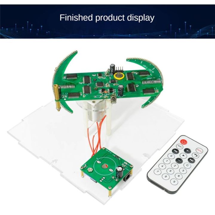 Dual%20Spherical%20Rotating%20LED%20Kit%20Color%20Clock%20Display%20Remote%20Control%20Microcontroller%20DIY%20Electronic%20with%20Downloader%20Easy%20to%20Use%20-%20Image%206