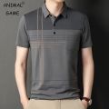 Korean Polo Shirts for Men Casual Short Sleeve Slim Fashion Shirts Loser Lione. 