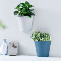 Indoor Outdoor Plastic Nordic Flower Pot Hanging Planter Wall Mounted Succulent. 