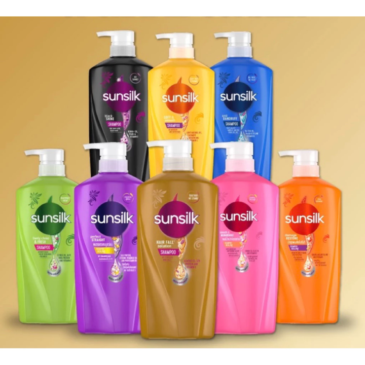 Sunsilk Shampoo 625ml Variants: Black Shine | Soft & Smooth | Anti-Dandruff | Lively Clean & Fresh | Hairfall Solution | Damage Restore | Smooth & Manageable | Perfect Straight
