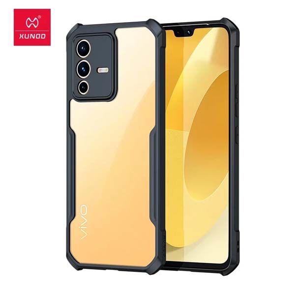 SEAHAI Cover per Vivo V23 5G / Vivo S12, Custodia Protettiva Ultra Sottile ed Elegante in Silicone TPU Flessibile, Glitter Placcatura Phnom Penh Design Cover Antiurto Case, Rosso