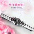 Korean version of minimalist fashionable colored student and women's watch, couple's waterproof ultra-thin quartz men's steel watch wrist. 