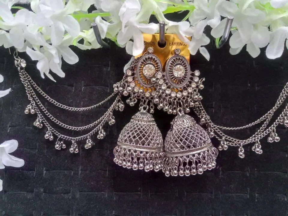 Jewelry Jhumka Bahubali NEW Devsena Bahubali Pearl Zircon Kundan