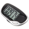 Walking and Running Pedometer Large Screen (black) Passometer Major Outdoor Counter for Fitness Abs Professional Step. 