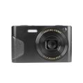 C8 4K 2.7-inch LCD Screen HD Digital Camera Retro Camera,Version: 48W Upgraded Version Black.