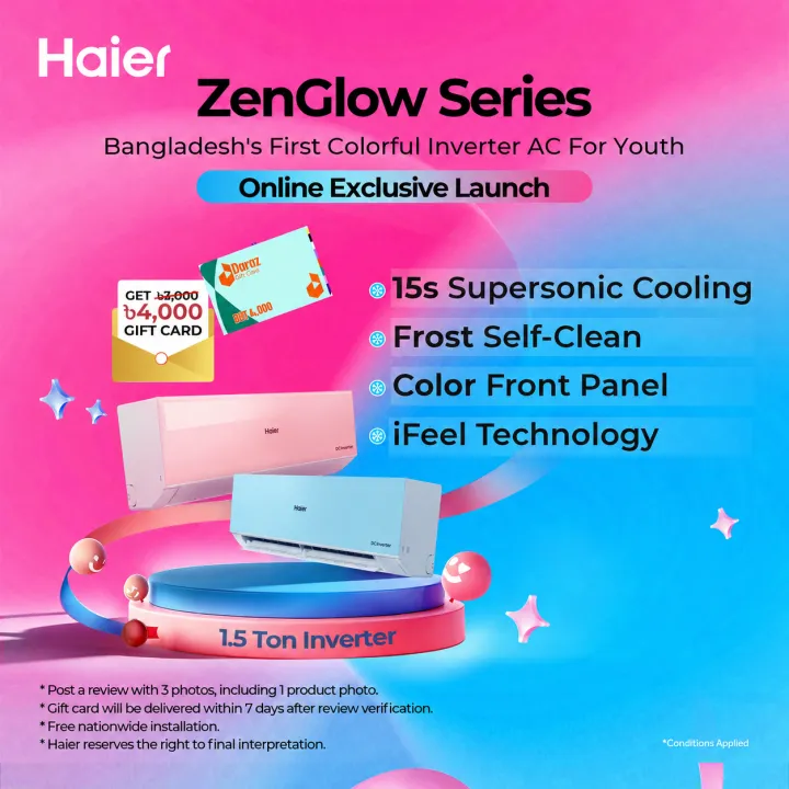 Haier%201.5%20Ton%20ZenGlow%20Inverter%20AC%20%7C%20Free%20Delivery%20&%20Installation%20%7C%2012%20Years%20Compressor%20Warranty%20%7C%20Energy%20Saving%20%7C%20Fast%20Cooling%20%7C%20Colorful%20AC%20%7C%20ZenGlow-18INVPX6B%20/%20ZenGlow-18INVPX6P%20-%20Image%202