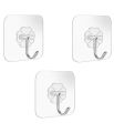 10 pcs/5pcs Adhesive Hooks Heavy Duty Wall Hooks 12 kg (Max) Self Adhesive Hook.