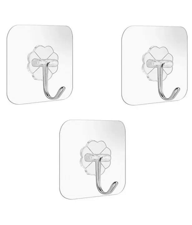 10%20pcs/5pcs%20Adhesive%20Hooks%20Heavy%20Duty%20Wall%20Hooks%2012%20kg%20(Max)%20Self%20Adhesive%20Hook%20-%20Image%208